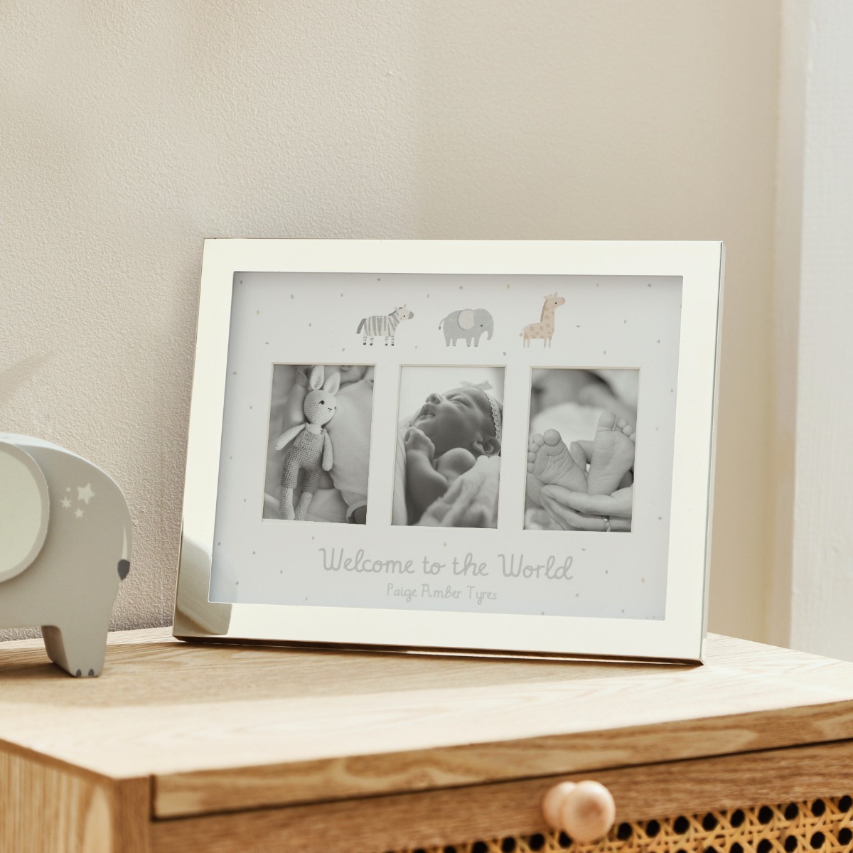 Personalised Born To Be Loved Photo Frame