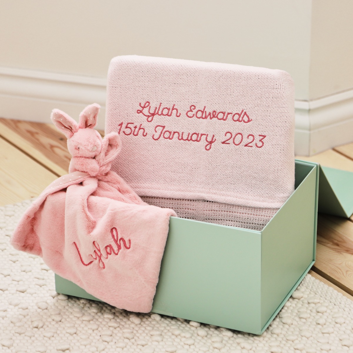 Personalised New Baby Gift Set