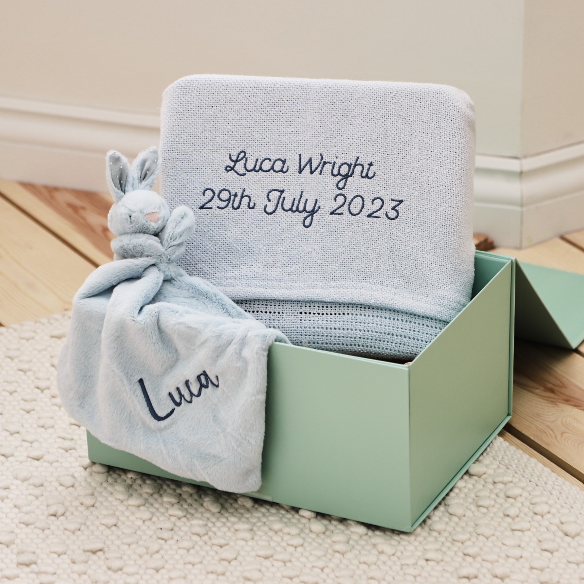 Personalised New Baby Gift Set