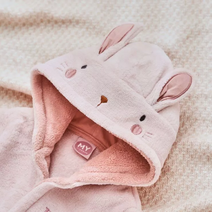 Personalised Pink Bunny Robe