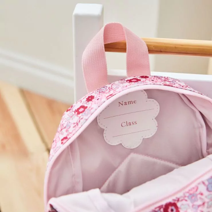 Personalised Floral Tiny Print Backpack