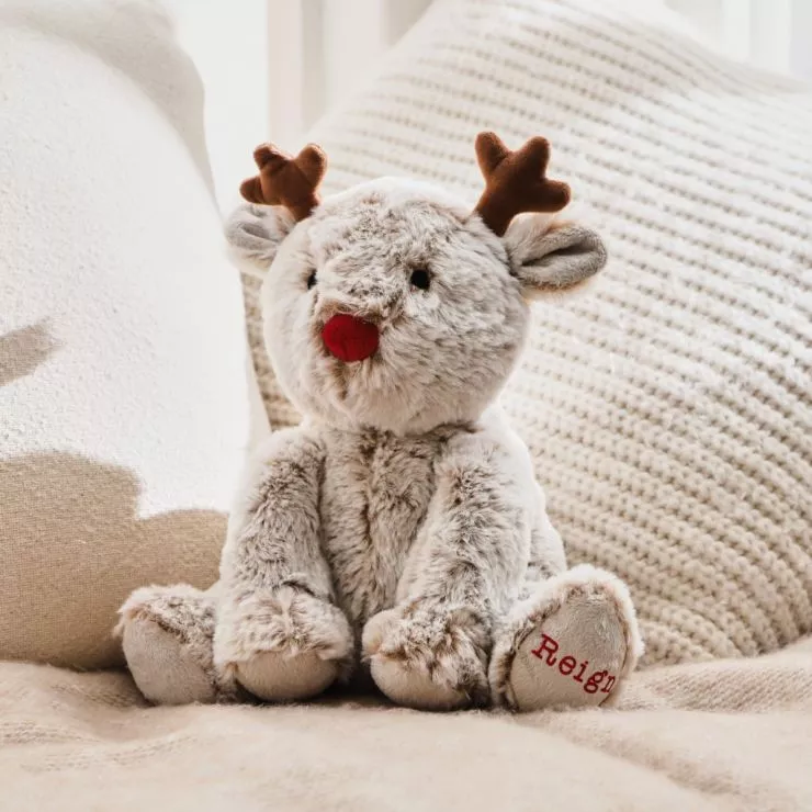 Personalised Reindeer Soft Toy