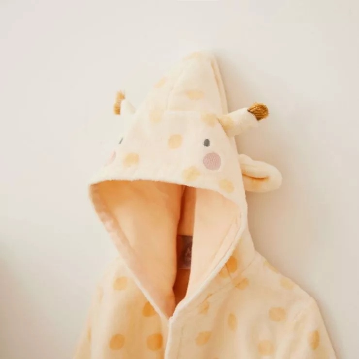 Personalised Giraffe Towelling Robe