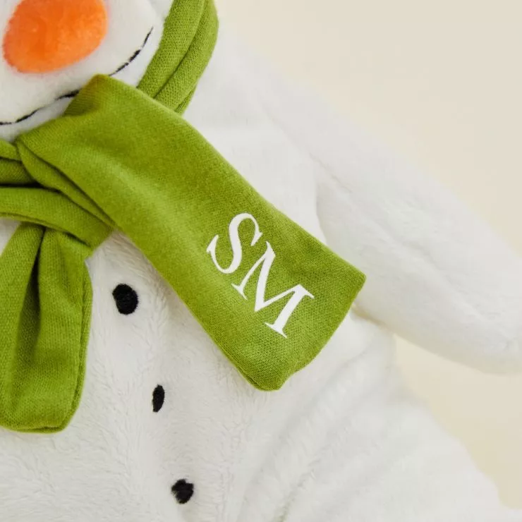 Personalised The Snowman Plush Soft Toy