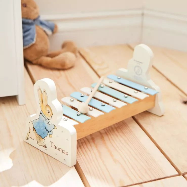 Personalised Peter Rabbit Wooden Xylophone